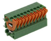 1791826 Phoenix Contact FFKDS/H-2.54 Series PCB Terminal Block, 2.54mm Pitch, Through Hole Mount, Solder Termination
