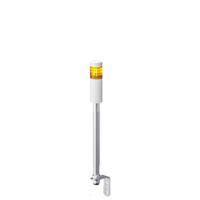 lr4-102ljnw-y Patlite LR4 Series Coloured Signal Tower, 1 Lights, 24 V dc, Pole Mount
