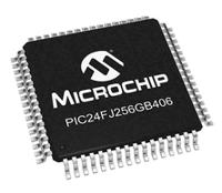 pic24fj256gb406-ipt Microchip PIC24FJ256GB406-I/PT, 16 bit PIC, PIC24FJ Microcontroller, 32 MHz, 256kB FLASH, 64-Pin TQFP