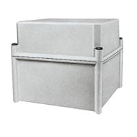 nsyplsc2736ag Schneider Electric PanelSeT Series Grey Fibreglass Reinforced Polyester Enclosure, IP66, IK09, Grey Lid, 270 x 360mm