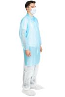 4063504 Medicom White Disposable Polypropylene Apron