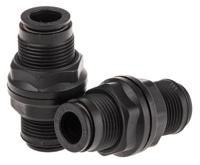 3116-08-00 Legris LF3000 Series Bulkhead Tube-to-Tube Adaptor, Push In 8 mm to Push In 8 mm, Tube-to-Tube Connection Style