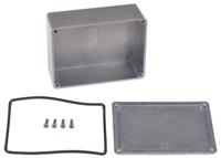 1590ws Hammond 1590 Series Natural Die Cast Aluminium Enclosure, IP65, Natural Lid, 110 x 82 x 44mm