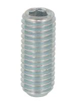 287-3997 Bright Zinc Plated Steel Hex Socket Set M6 x 8mm Grub Screw