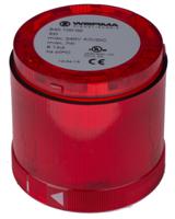 84010000 Werma 840 Series Red Steady Effect Beacon Unit, 12 → 240 V ac/dc, Filament Bulb, AC, DC, IP54