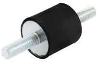 126-4270 RS PRO M12 Anti Vibration Mount, Male to Male Bobbin with 455.04kg Compression Load