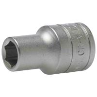 m1205106-c Teng Tools 1/2 in Drive 10mm Standard Socket, 6 point, 38 mm Overall Length