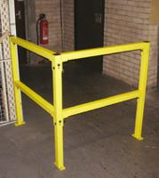 134-241 RS PRO Yellow Steel Safety Railing