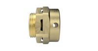 acdp1bem2010 Peppers Locknut, Cable Conduit Fitting, 20mm, Brass, Brass
