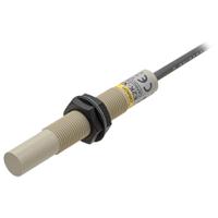e2k-x4mf1 Omron Capacitive Threaded Barrel Proximity Sensor, M12, 4 mm Detection, PNP NO, 10 → 30 V dc