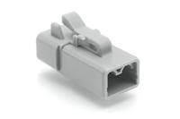 atp06-2s Amphenol Industrial, ATP Automotive Connector Plug Grey Cable Mount 2 Way, Crimp Termination ATP06-2S