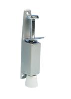 403534 Guitel Hervieu STEEL GREY Steel Door Stopper, 27mm Diameter, 180mm Long