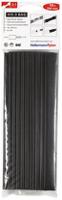 308-31210-his-3-bag-124-po-x-bk HellermannTyton Heat Shrink Tubing, Black 12mm Sleeve Dia. x 200mm Length 3:1 Ratio, HIS-3 BAG Series