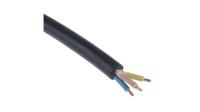 863-4027 RS PRO TRS 0.75 mm² 4 Core Power Cable, H05RR-F, Black CPE, 100m