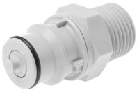 hfcd24812 Colder Products Hose Connector, Straight Threaded Coupling, NPT 1/2in, 4.2 bar