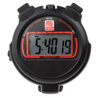 811-1814 RS PRO Black Digital Pocket Stopwatch 24h