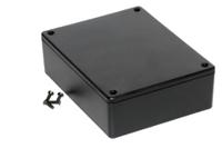 1591xxgbk Hammond 1591 Series Black Flame Retardant ABS Enclosure, IP54, Black Lid, 122 x 94 x 36mm
