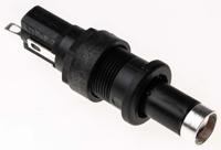 fx0455 Bulgin 10A Panel Mount Fuse Holder for 5 x 20mm Fuse, 1P, 250V ac