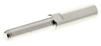 010002 Staubli 3mm Silver Terminal Post, 55A, M4 Thread