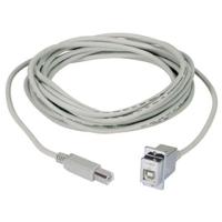 ecf504-24bbs L-Com Straight, Panel Mount, Plug- Single Port Type Type B 2 USB Connector
