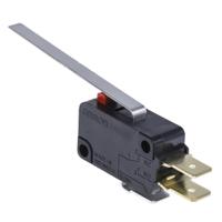 v-163-1c5 Omron Long Leaf Lever Micro Switch, Tab Terminal, 16 A @ 250 V ac, SPDT, IP40