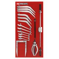 uj2 Facom Hydraulic Bearing Puller, 4t Force, 16-Piece