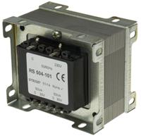 504-101 RS PRO 100VA 2 Output Chassis Mounting Transformer, 30V ac, IEC 61558-2-6