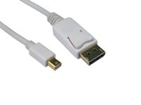 186-3060 RS PRO Male Mini DisplayPort to Male DisplayPort, PVC  Cable, 4K, 2m