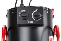 174-6569 RS PRO 3kW Industrial Heater, Floor Mounted, Type G - British 3-pin