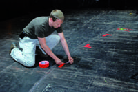 04671-00055-10 Tesa 4671 Neon Pink Rubber Gaffa Duct Tape, 25mm x 25m, 0.28mm Thick