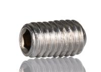 124-7394 Plain Stainless Steel Hex Socket Set M6 x 10mm Grub Screw