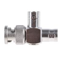 j01004a0616 Telegartner Tee 50Ω RF Adapter BNC Plug to BNC Socket 4GHz