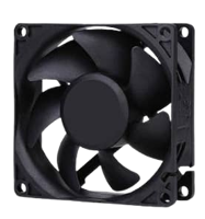 E-Pro DCBWF-5, MicroFlow PWM Smart Fan, 12V DC, 7000 RPM, 3 Wire with PWM Control