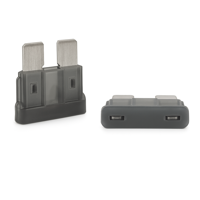 atfugry2a32v E‑Pro 2A Automotive ATO Blade Fuse – 32 V DC, Fast-Acting, Gray