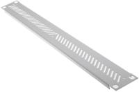 802-0314 RS PRO Grey Steel Front Panel, 1U, Ventilated, 100 x 60 x 100mm