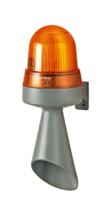 42432068 Werma 424 Series Yellow Horn Beacon, 230 V, IP65, Wall Mount, 98dB at 1 Metre
