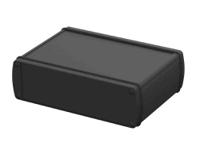 84166100hmt1-abph-1600-0100 Bopla Alubos (Set) Series Black Aluminium General Purpose Enclosure, IP65, Black Lid, 169 x 52 x 100mm