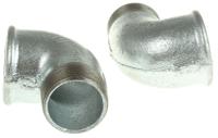770092208 Georg Fischer Galvanised Malleable Iron Fitting, 90° Elbow, Male BSP 1-1/2in to Female BSP 1-1/2in