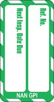 nan-nan-gpi-gn-20 Brady White on Green Safety Inspection Tag, English Language, 20 per Pack