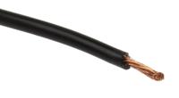 175-7491 Staubli SiliVolt-2V Series Black 2 mm² Hook Up Wire, 525/0.07 mm, 25m, Silicone Insulation