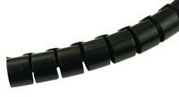 161-64401-hwpp25-pp-bk HellermannTyton Spiral Wrap, I.D 25mm, 27mm Polypropylene Helawrap Series