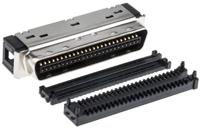10150-6000el 3M Male 50 Pin Right Angle Cable Mount SCSI Connector 1.27mm Pitch, IDT