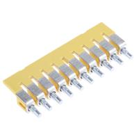 1052060000 Weidmuller WQV Series Jumper Bar for Use with DIN Rail Terminal Blocks, 41A