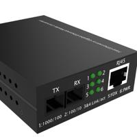 272-5964 RS PRO RJ45, ST Ethernet Media Converter, Single Mode, 10/100Mbit/s, Half/Full Duplex 30km
