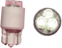 le-0903-02w JKL Components White LED Indicator Lamp, 12V dc, Wedge Base, 10.4mm Diameter