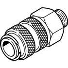 kd3-14-a Festo Brass Female Pneumatic Quick Connect Coupling, G 1/4 Male Threaded