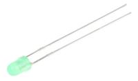 l-934gd-12v Kingbright14 V Green LED 3mm Through Hole, L-934GD-12V