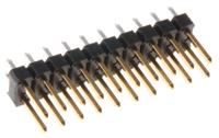 77313-101-20lf Amphenol Communications Solutions Bergstik Series Straight Through Hole Pin Header, 20 Contact(s), 2.54 mm Pitch, 2 Row,