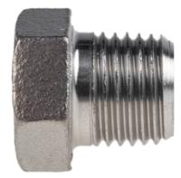 499-3394 RS PRO Stainless Steel Pipe Fitting Hexagon Plug, Male R 1/4in