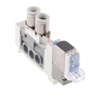 sy3160-5lou-c6-q SMC 5/2 Pneumatic Solenoid Valve - Solenoid/Pilot SY3000 Series 24V dc